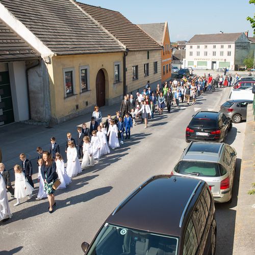 Einzug in die Kirche