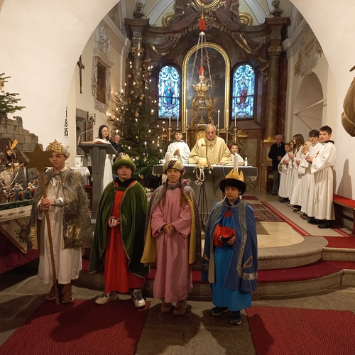 Hl. 3 Könige bei der Festmesse